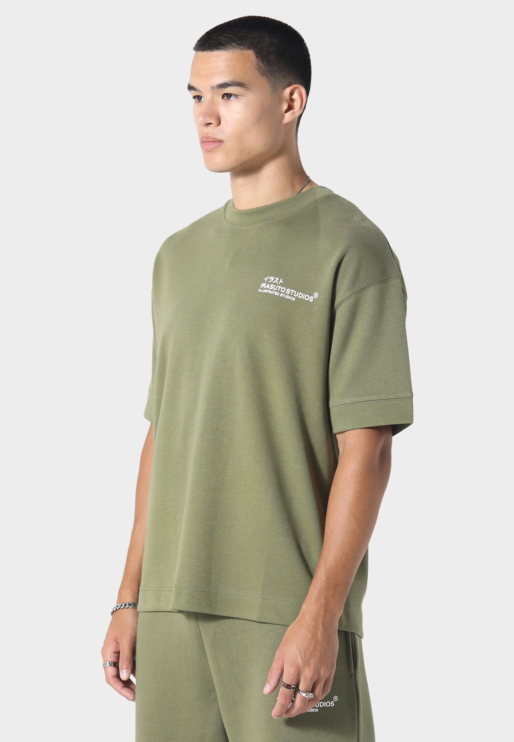 Irasuto Studios Koi Khaki T-Shirt